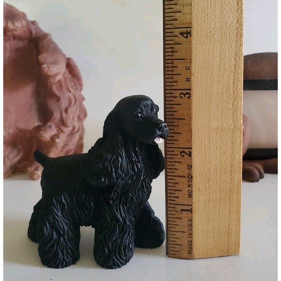 3D Dog Shaped Picture Photo Frame Holders Doggie Resin Figurines Cocker Spaniel - Picture 13 of 15